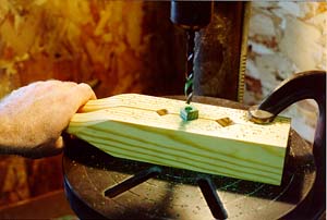 Pen blank drilling jig