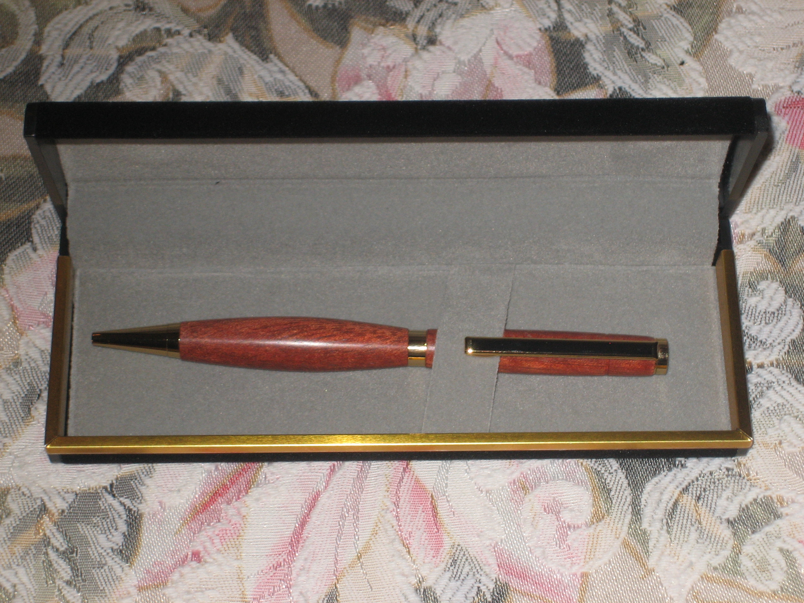 Pen, Rosewood, turned for Christmas present in 2008.