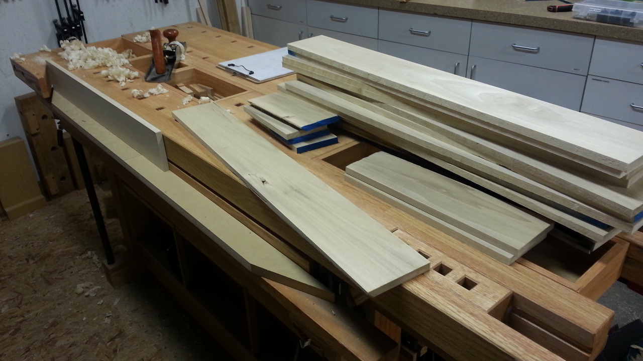 Planing drawer stock