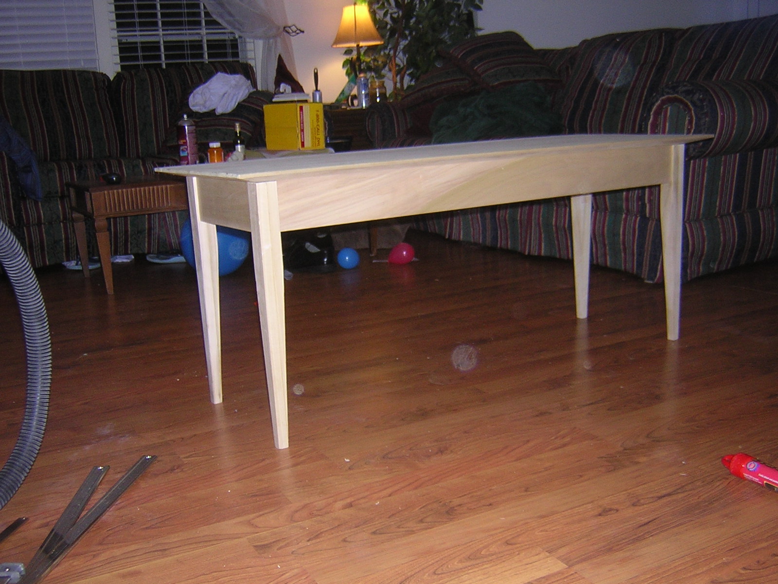 Poplar coffee table