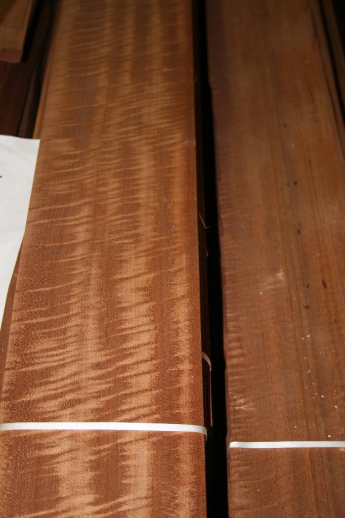 Quatersawn Figured Sapele Veneer for Sale