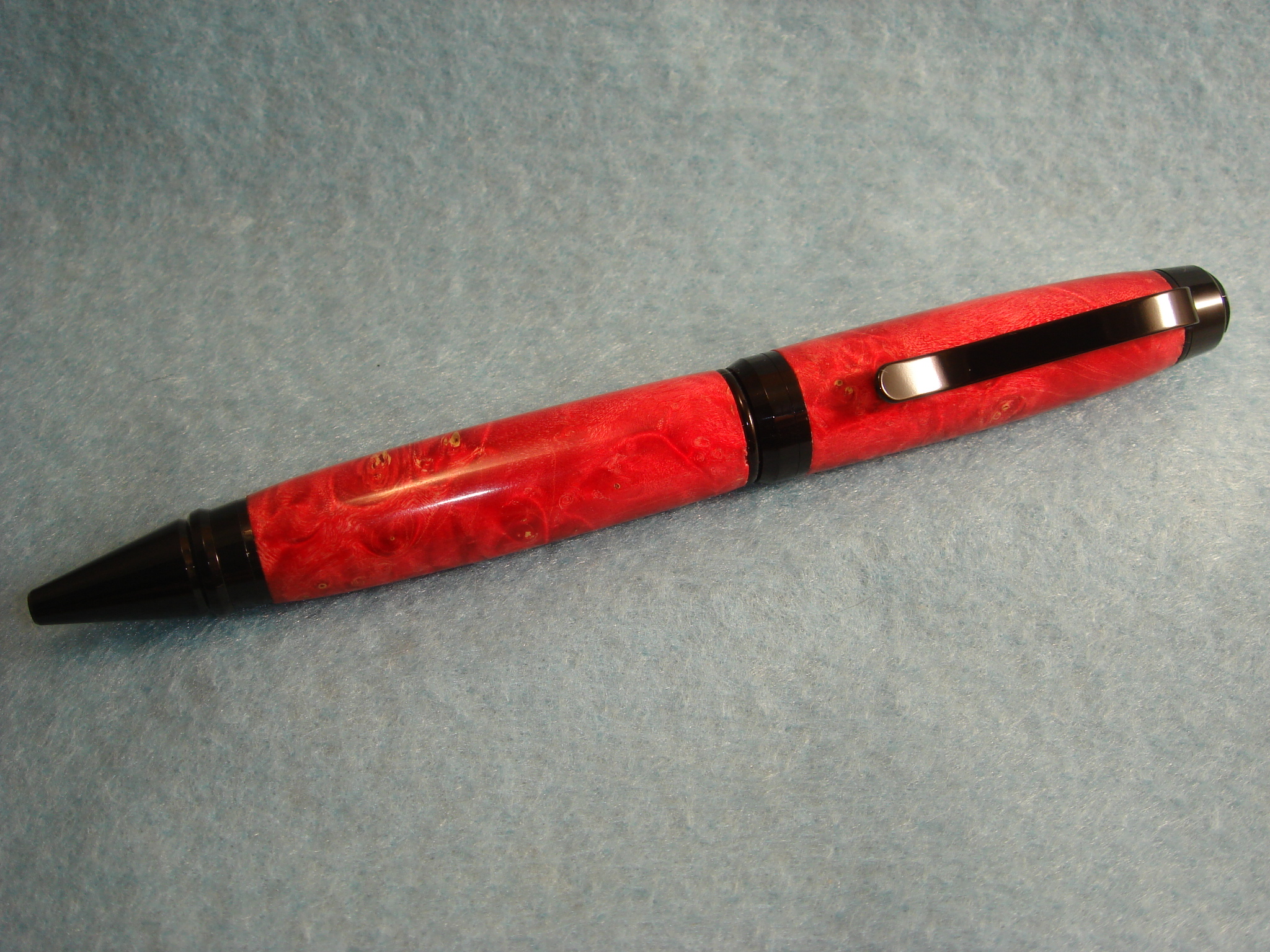 Red Boxelder Burl Cigar Pen