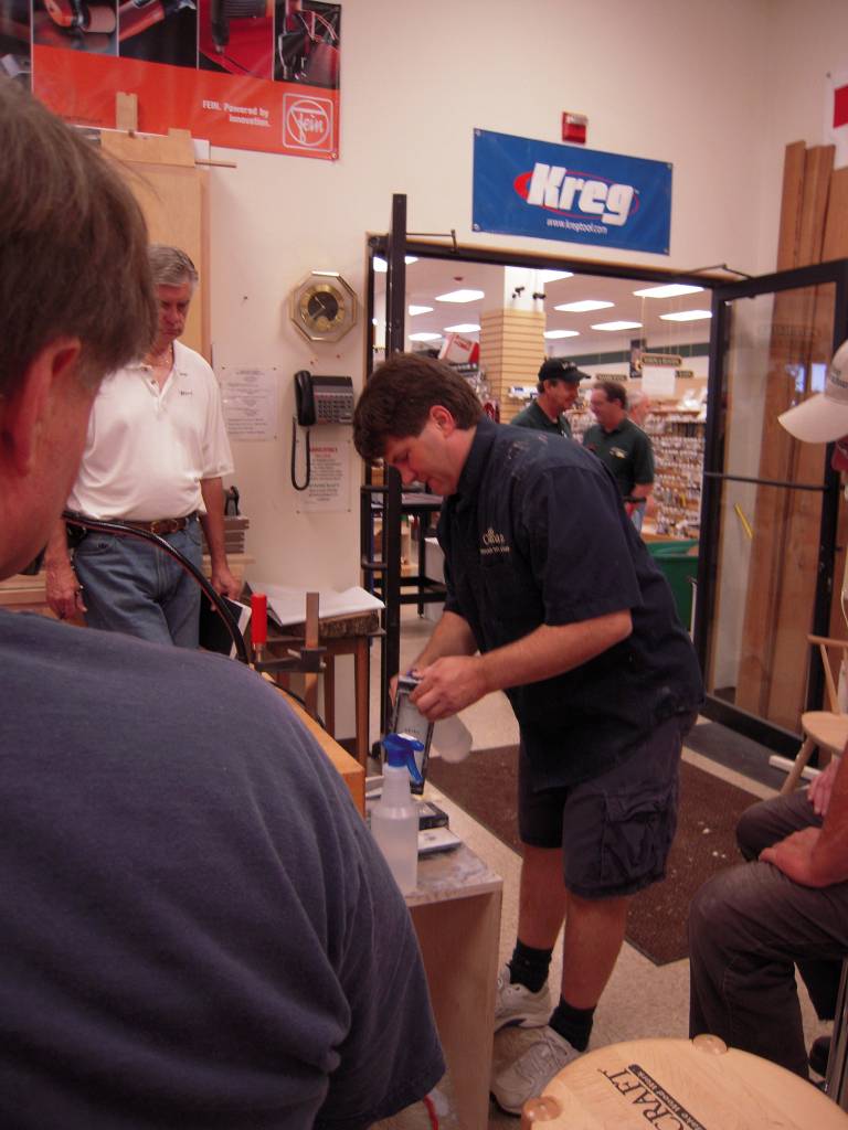 Rob teaches sharpening method