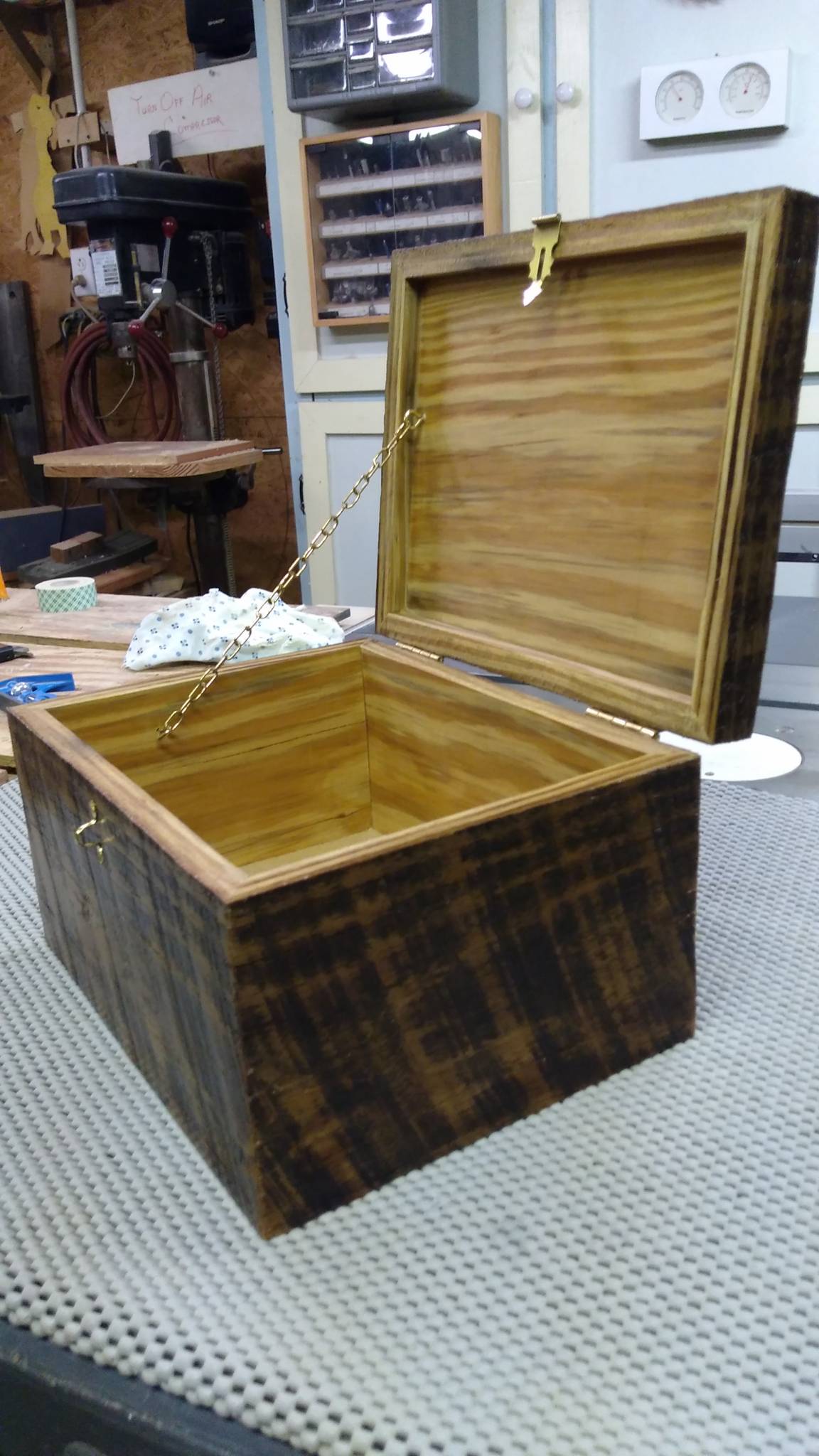 Rough sawn box