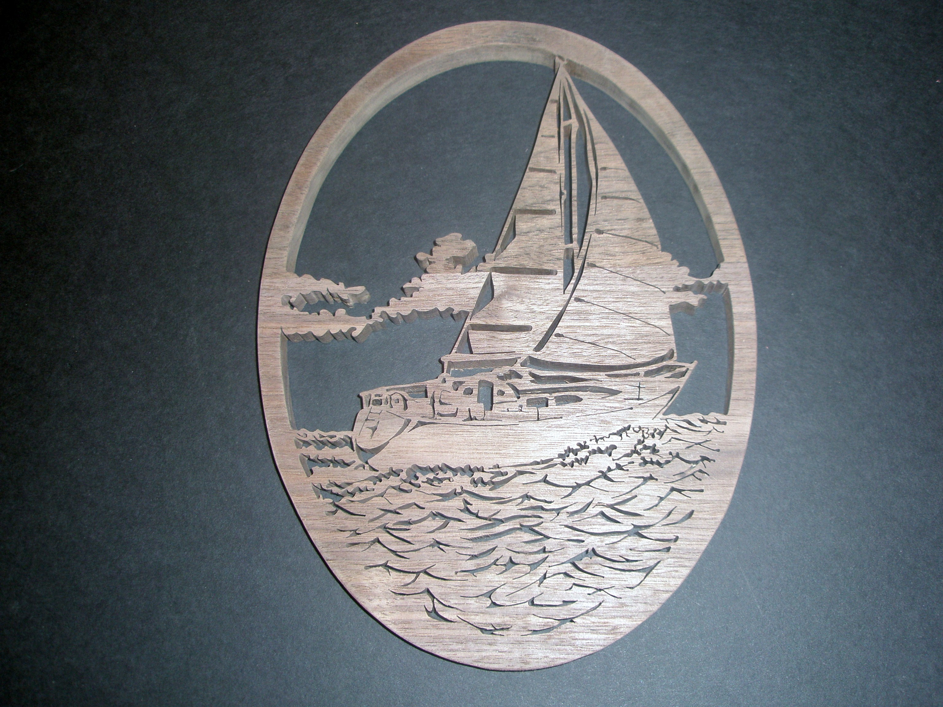 Sailing Away in Walnut