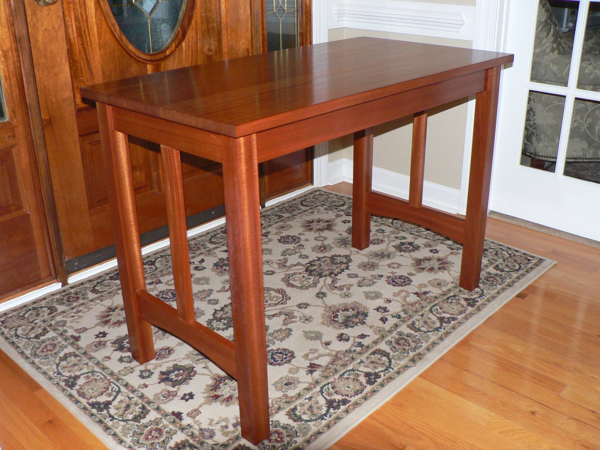 Sapele Sewing Table