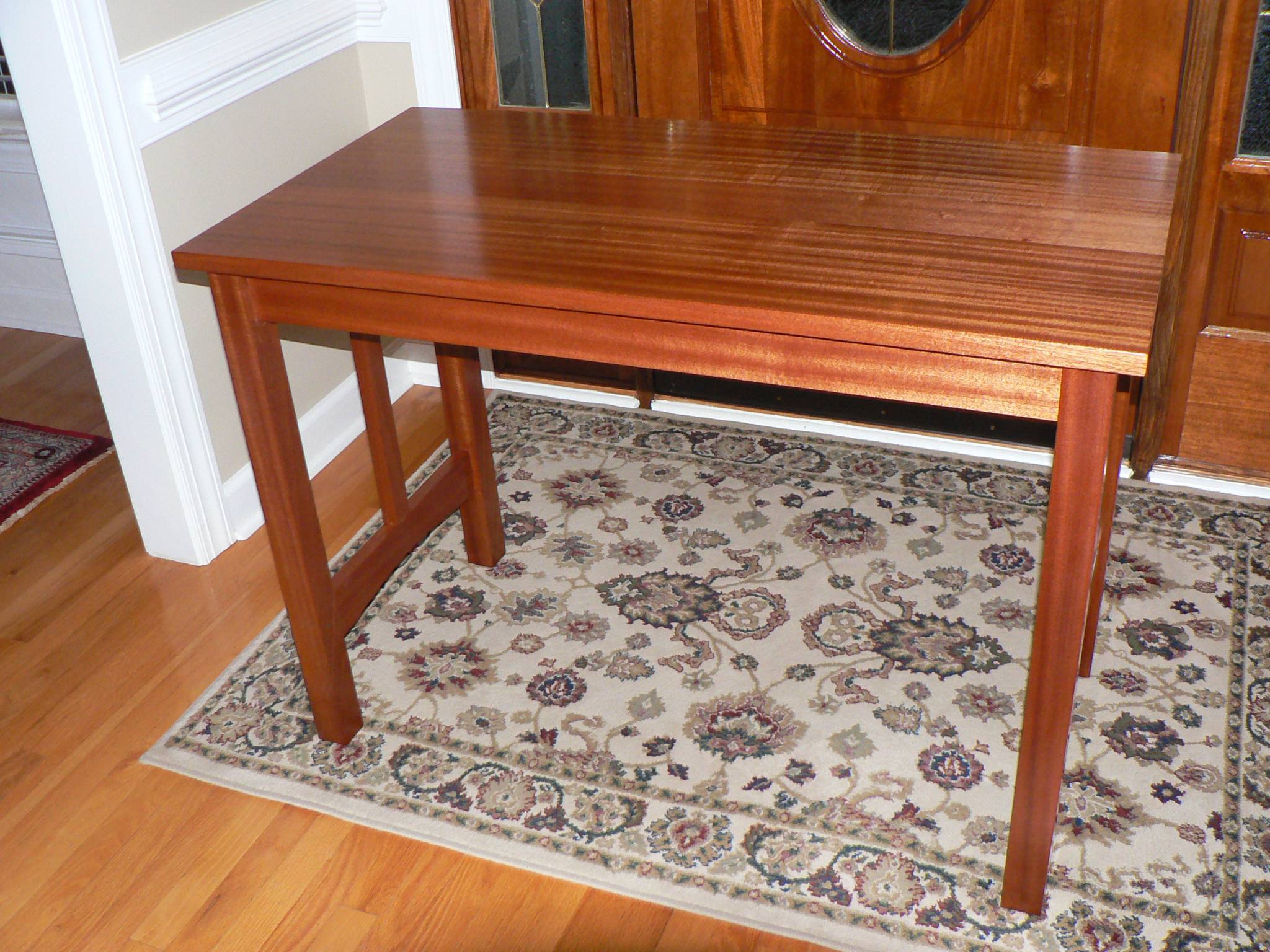 Sapele Sewing Table