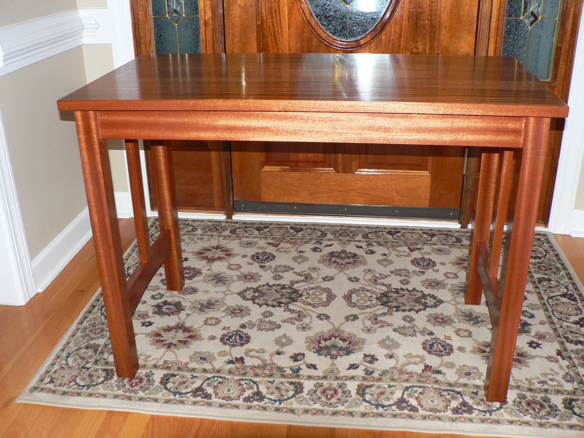 Sapele Sewing Table