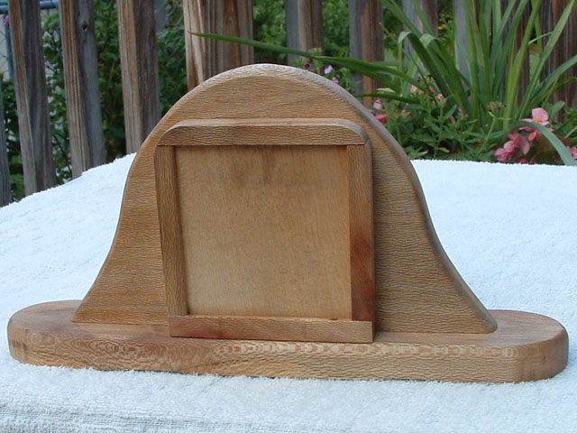 Scrapwood clock back