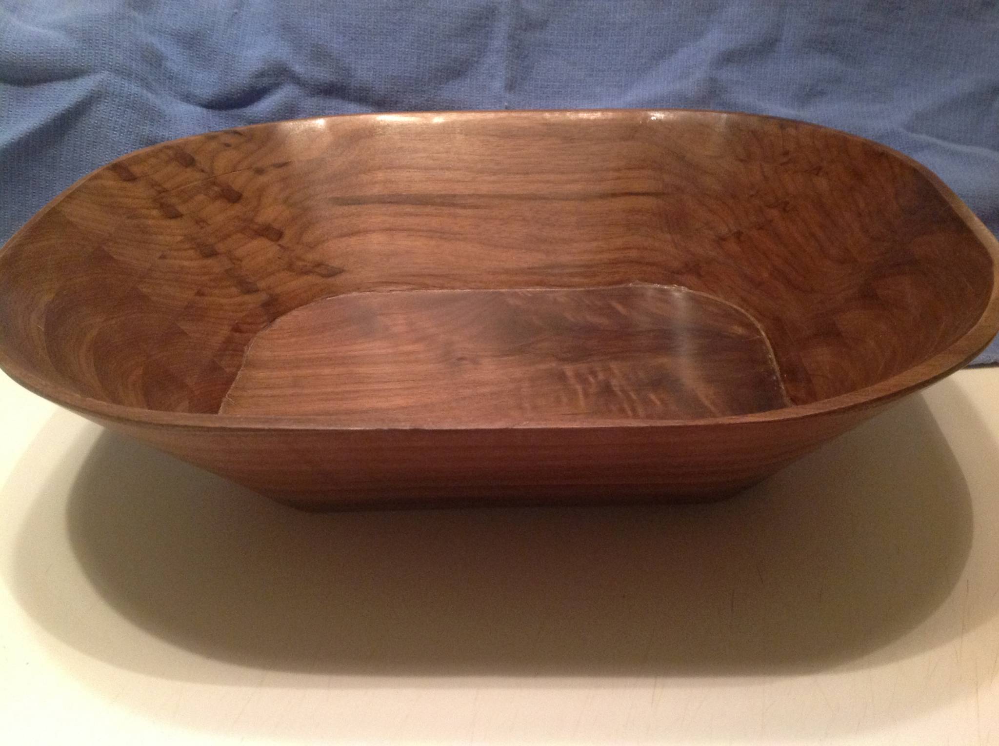 Scroll Saw Walnut Bowl