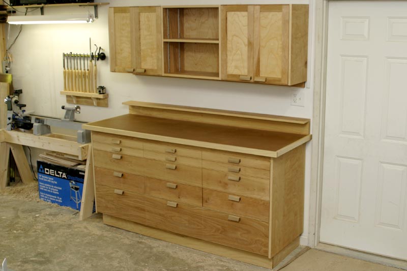 Shop cabinets