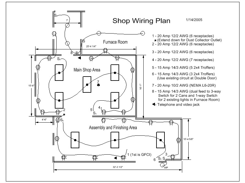 Shop Wiring Diagram