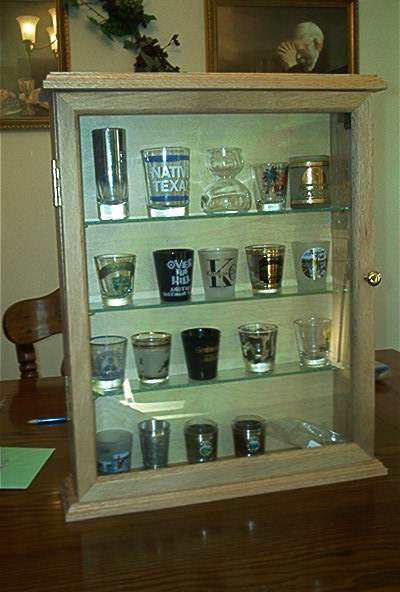 Shot glass case