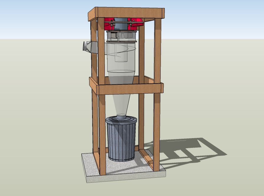 SketchUp Model of My ClearVue Cyclone - Front