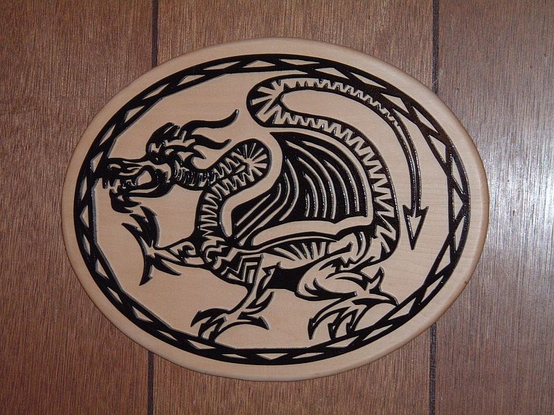 The black dragon oval