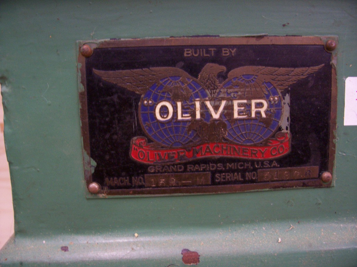 The Oliver Lathe I just got.