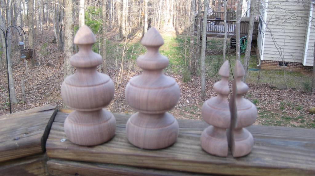 Walnut Finial