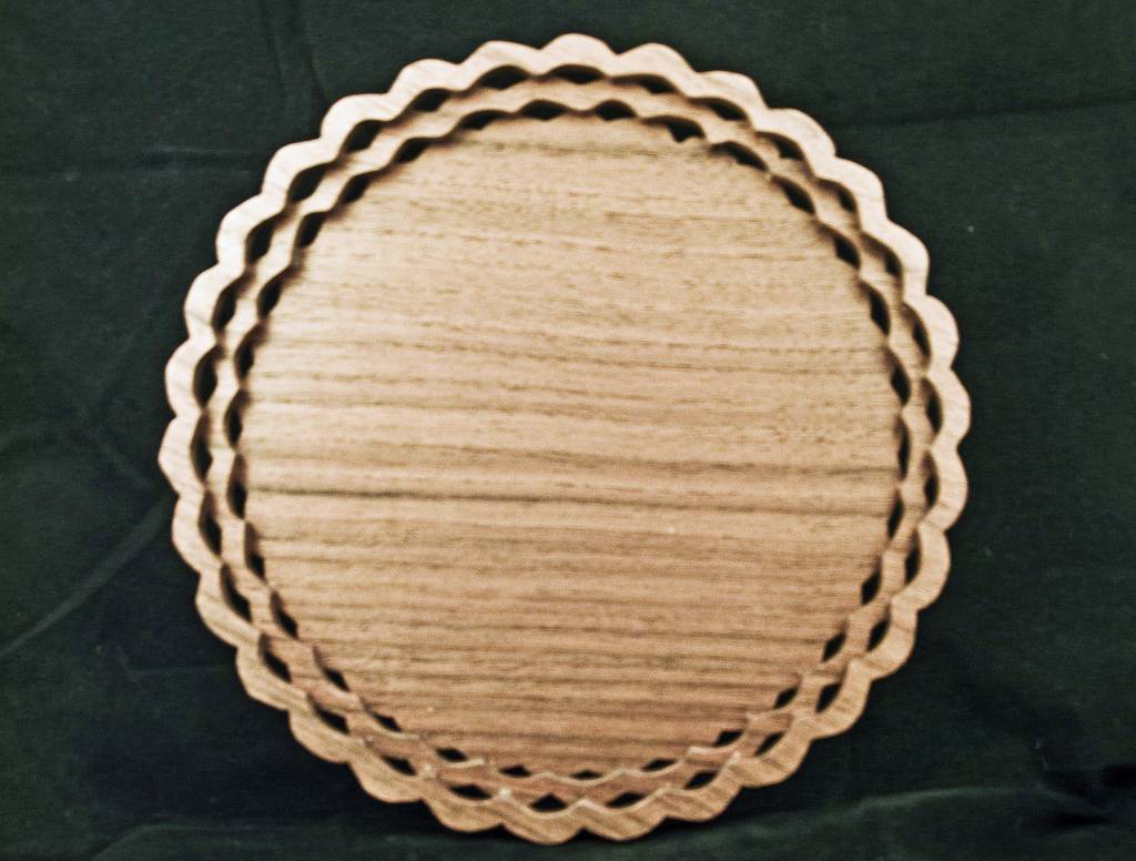 Walnut "plate"