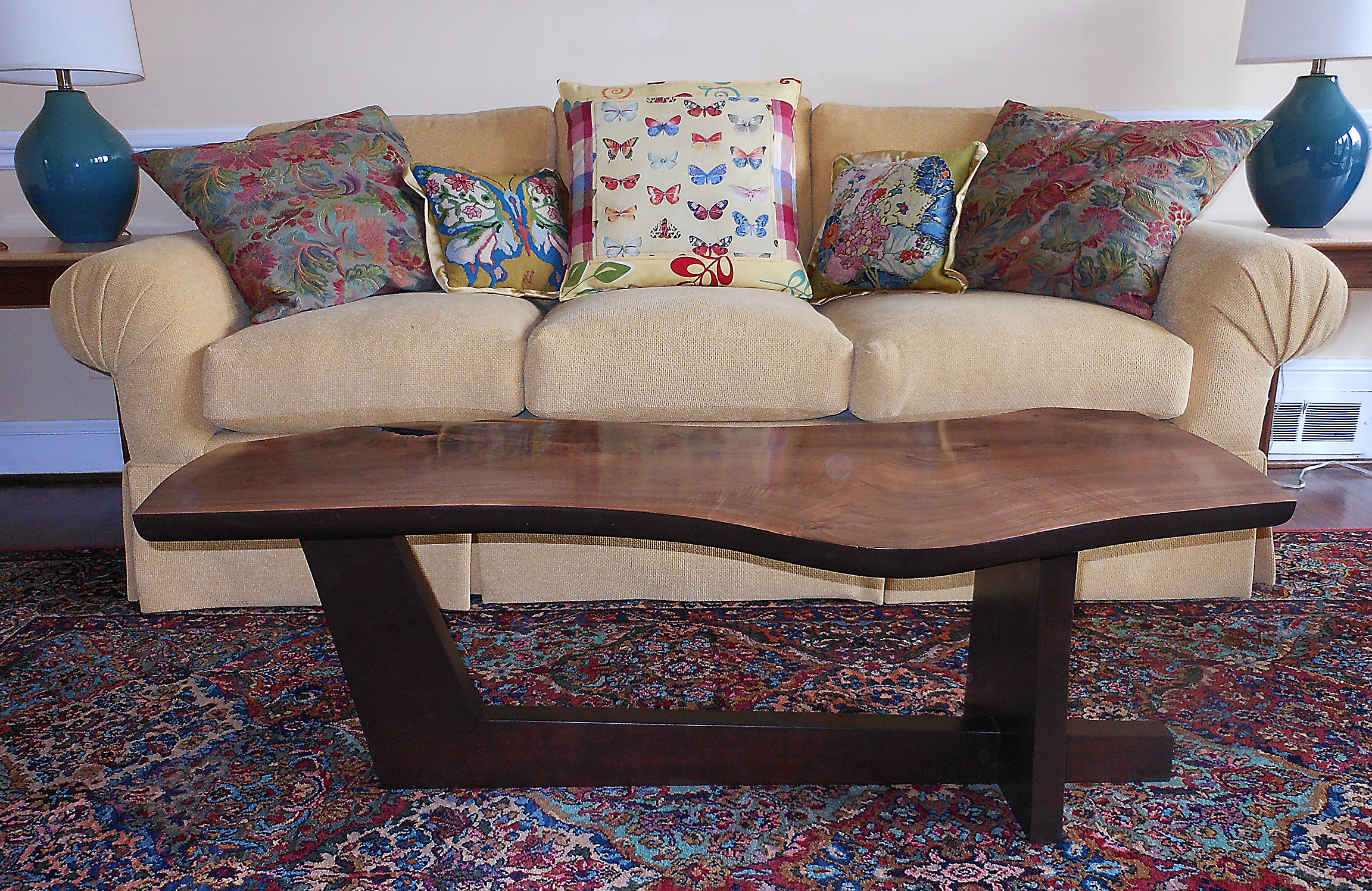 Walnut Slab Coffee Table