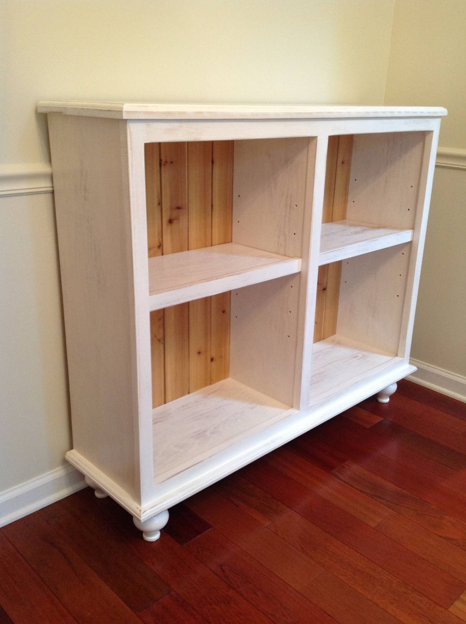 White bookcase