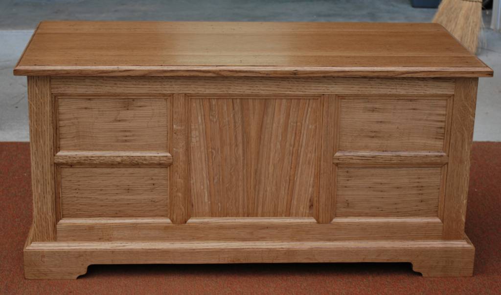 White Oak cedar lined chest