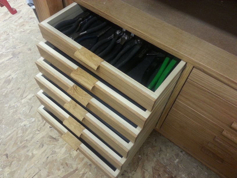 Workbench drawers